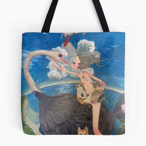 Item preview, Gravity-defying girls in a decaying future designed and sold by handadi56.