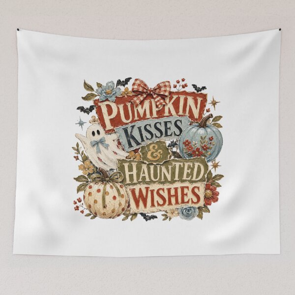 Item preview, Pumpkin Kisses Haunted Wishes Patchwork Magic designed and sold by CleanDecor.