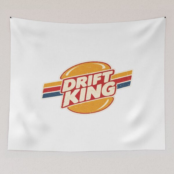Item preview, Drift King Retro JDM Drift Culture Racing Car designed and sold by PrintsGate.