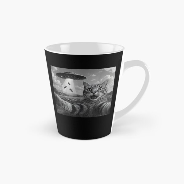 Item preview, Alien Cat Selfie UFO Gifts Men Teen Boys Graphic Funny Cat men women designed and sold by LisaMetz21.