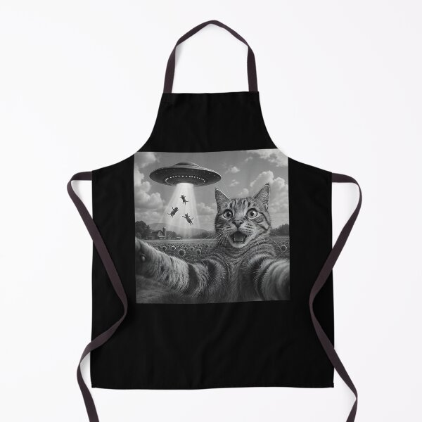 Item preview, Alien Cat Selfie UFO Gifts Men Teen Boys Graphic Funny Cat men women designed and sold by LisaMetz21.