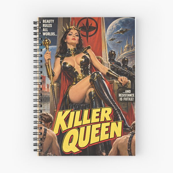 Item preview, Retro Science Fiction Poster: Killer Queen designed and sold by Moviebuff91.