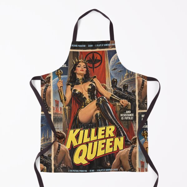 Item preview, Retro Science Fiction Poster: Killer Queen designed and sold by Moviebuff91.