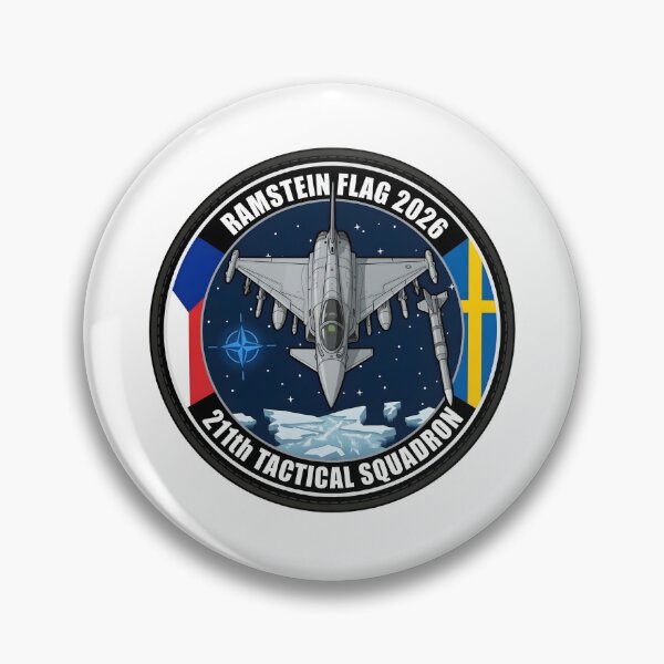 Item preview, NATO Ramstein Flag 2026 211th Tactical Squadron Gripen Patch Emblem designed and sold by CharlieDesings.
