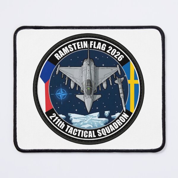 Item preview, NATO Ramstein Flag 2026 211th Tactical Squadron Gripen Patch Emblem designed and sold by CharlieDesings.