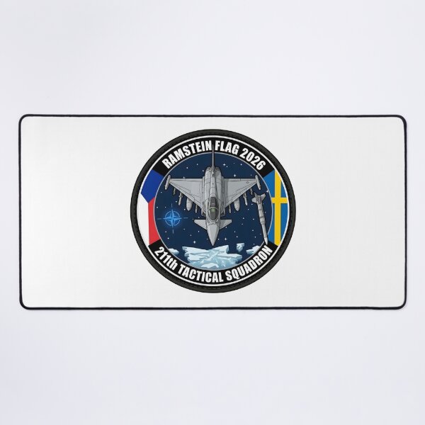 Item preview, NATO Ramstein Flag 2026 211th Tactical Squadron Gripen Patch Emblem designed and sold by CharlieDesings.