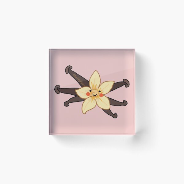 Item preview, Vanilla beans spice with flower designed and sold by fluffyfamcraft.