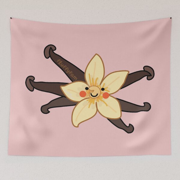 Item preview, Vanilla beans spice with flower designed and sold by fluffyfamcraft.