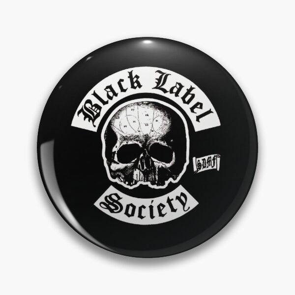 Item preview, Black Label Society Skull Phrenology MC Patch designed and sold by NiremmeeArt.