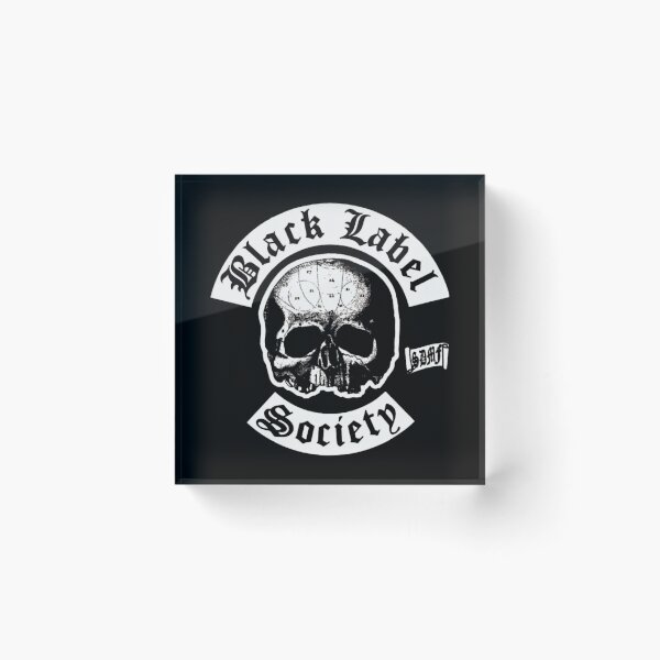 Item preview, Black Label Society Skull Phrenology MC Patch designed and sold by NiremmeeArt.