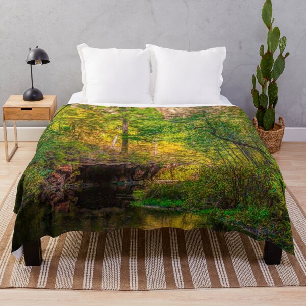 Item preview, Golden Reflections - Oak Creek River designed and sold by Viv Thompson Photography .