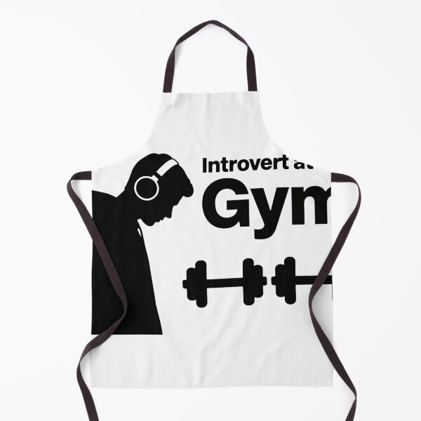 Item preview, Introvert at the Gym - Funny Introvert Gym Sticker - Gym Humor - Shy Fitness designed and sold by Htkester1.