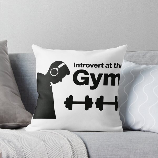 Item preview, Introvert at the Gym - Funny Introvert Gym Sticker - Gym Humor - Shy Fitness designed and sold by Htkester1.