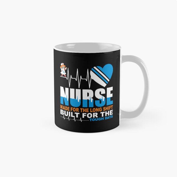 Item preview, Nurse Made For The Long Shift Built For The Tough days designed and sold by VibeForgeCo24.