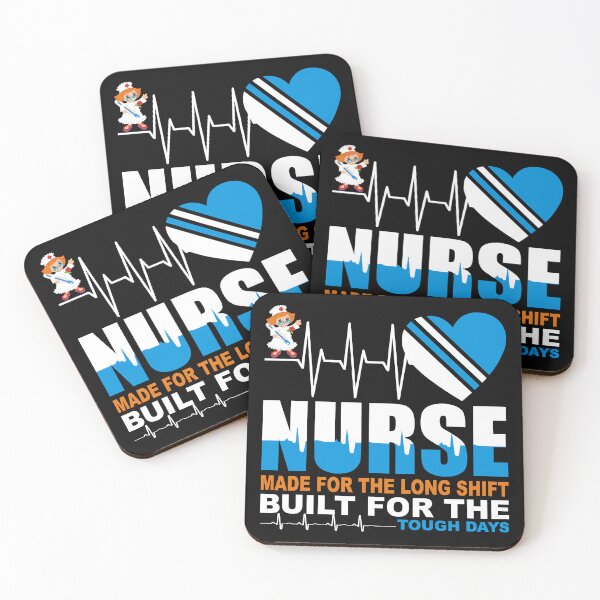 Item preview, Nurse Made For The Long Shift Built For The Tough days designed and sold by VibeForgeCo24.