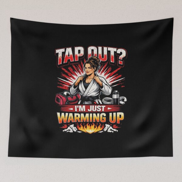 Item preview, Tap Out? I’m Just Warming Up (Graphic) designed and sold by DixieGirlStudio.