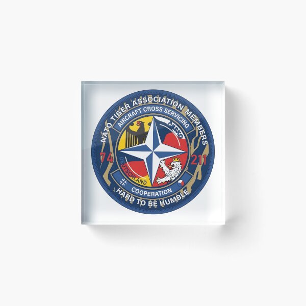 Item preview, NATO Tiger Association Cross Servicing Tactical Patch Emblem designed and sold by CharlieDesings.