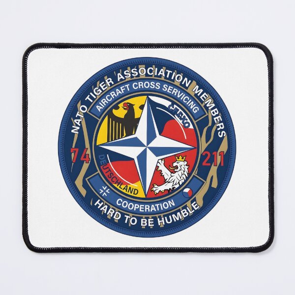 Item preview, NATO Tiger Association Cross Servicing Tactical Patch Emblem designed and sold by CharlieDesings.