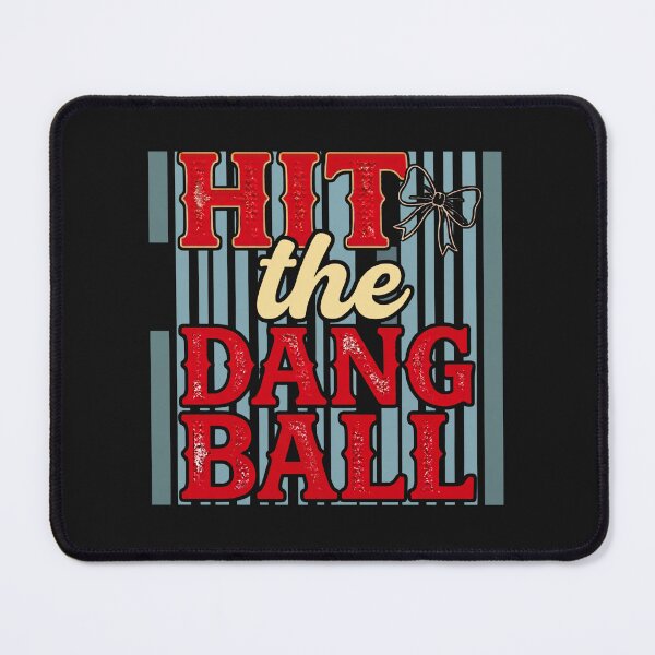 Item preview, Hit The Dang Ball Softball Baseball Mom Player Vintage designed and sold by New Art.