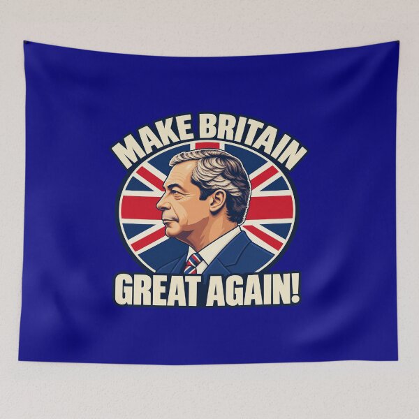 Item preview, Make Britain Great Again – Vintage Union Jack Badge designed and sold by JesterKrewArt.