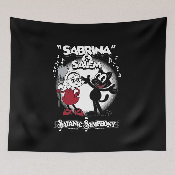 Item preview, Sabrina and Salem Satanic Symphony designed and sold by mahoganiart.