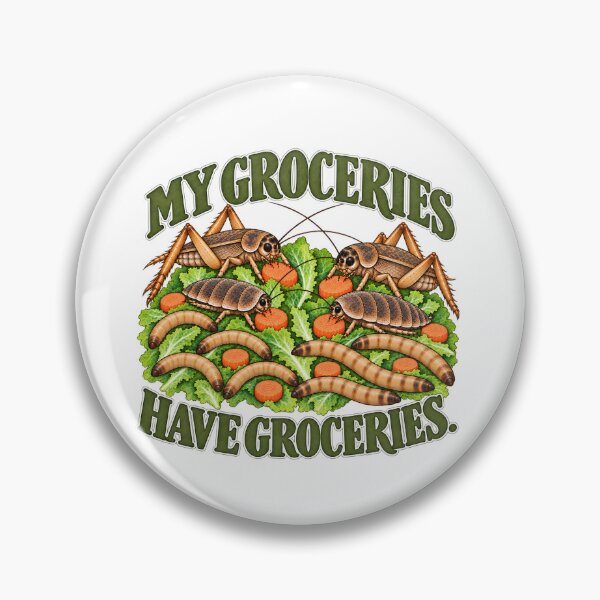 Item preview, My Groceries Have Groceries – Funny Feeder Insect Keeper Design designed and sold by threadandfangs.
