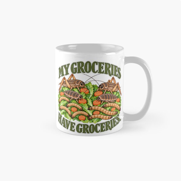 Item preview, My Groceries Have Groceries – Funny Feeder Insect Keeper Design designed and sold by threadandfangs.