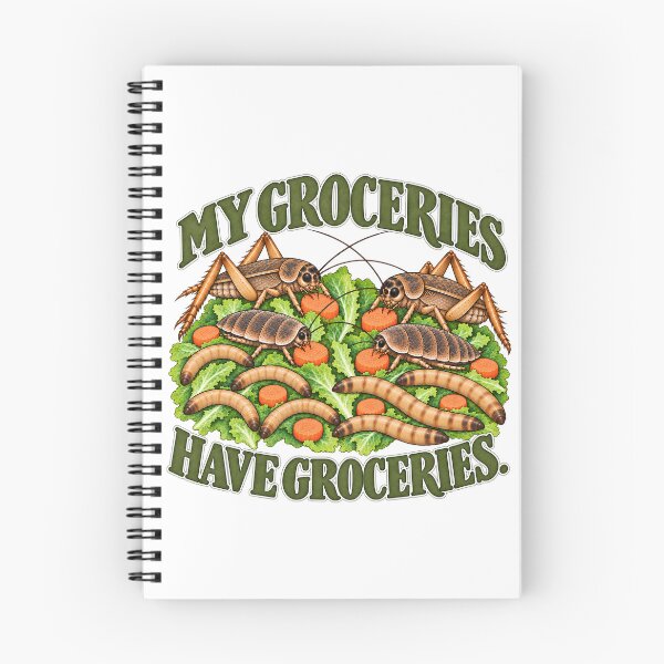 Item preview, My Groceries Have Groceries – Funny Feeder Insect Keeper Design designed and sold by threadandfangs.