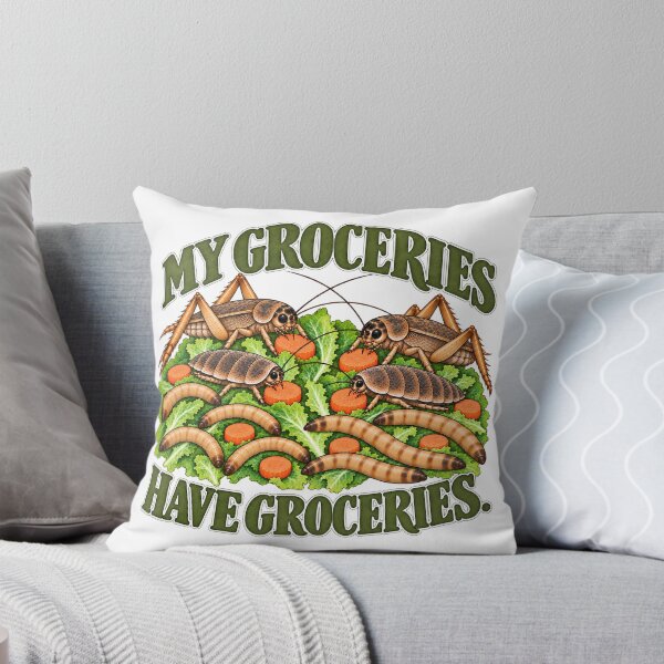 Item preview, My Groceries Have Groceries – Funny Feeder Insect Keeper Design designed and sold by threadandfangs.