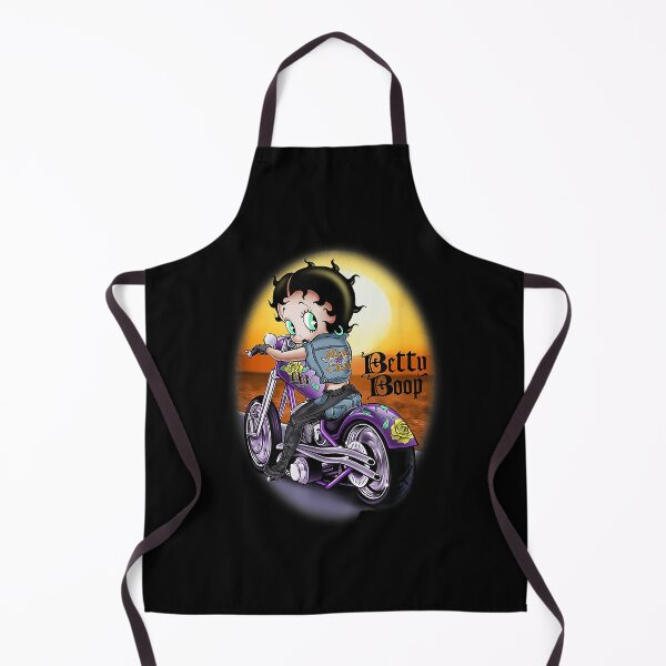 Item preview, Wild Biker Retro Cartoon Lady Sitting with Cherry Pattern designed and sold by LisaMetz21.