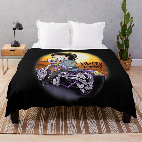 Item preview, Wild Biker Retro Cartoon Lady Sitting with Cherry Pattern designed and sold by LisaMetz21.