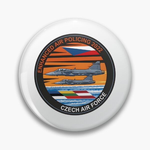 Item preview, Czech Air Force NATO Enhanced Air Policing 2022 Tactical Patch Emblem designed and sold by CharlieDesings.