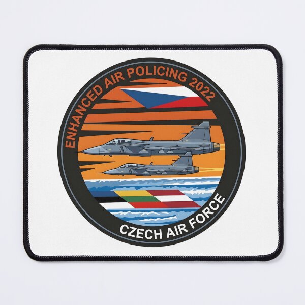 Item preview, Czech Air Force NATO Enhanced Air Policing 2022 Tactical Patch Emblem designed and sold by CharlieDesings.