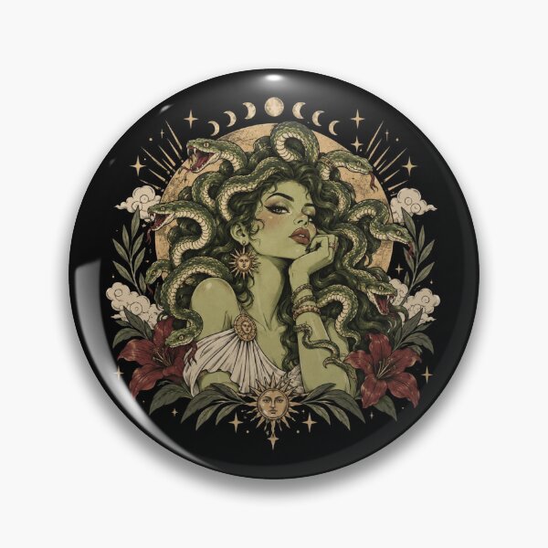 Item preview, Medusa Lollipop, Greek Mythology, Retro Medusa, Spooky Snake, Halloween Medusa, Mythology Lover, Gothic Halloween, Ancient Greek Aesthetic designed and sold by Cchotlan.