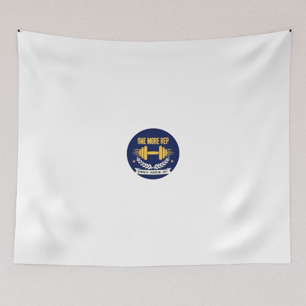 Item preview, One More Rep - Vintage Gym Badge Strength Discipline Grit designed and sold by Htkester1.