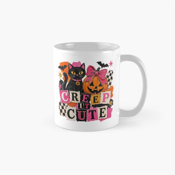 Item preview, Creep It Cute Patchwork Halloween Charm Cat designed and sold by CleanDecor.