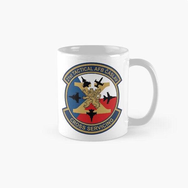Item preview, Czech Air Force 211st Tactical Air Base Čáslav Cross Servicing Patch Emblem designed and sold by CharlieDesings.