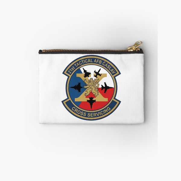 Item preview, Czech Air Force 211st Tactical Air Base Čáslav Cross Servicing Patch Emblem designed and sold by CharlieDesings.