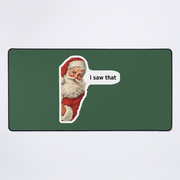 Item preview, I Saw That Vintage Santa Claus Funny Christmas 1950s Gift designed and sold by Artycom.