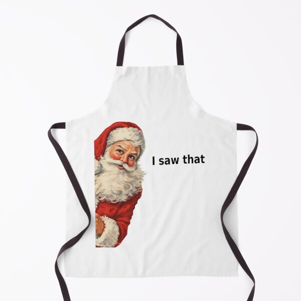 Item preview, I Saw That Vintage Santa Claus Funny Christmas 1950s Gift  designed and sold by Artycom.