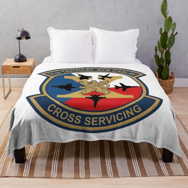 Item preview, Czech Air Force 211st Tactical Air Base Čáslav Cross Servicing Patch Emblem designed and sold by CharlieDesings.
