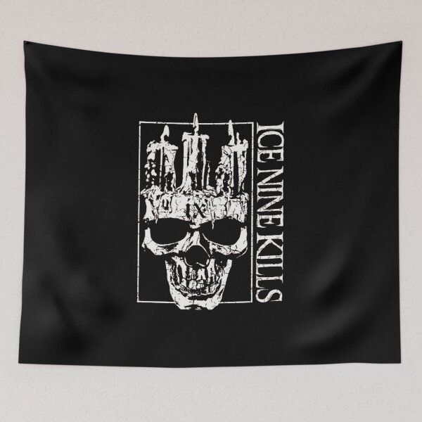 Item preview, Ice Nine Kills Candle Skull Horror Metalcore Logo designed and sold by NiremmeeArt.