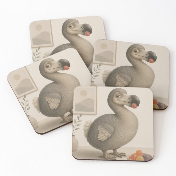Item preview, Hygge Dodo & Candy "DELICIOUS" Portrait designed and sold by NickWhittleArt.
