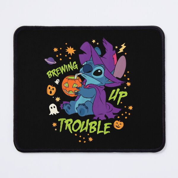 Item preview, Stitch Halloween Witch Brewing Up Trouble designed and sold by tiabletz.