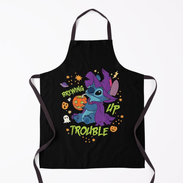 Item preview, Stitch Halloween Witch Brewing Up Trouble designed and sold by tiabletz.