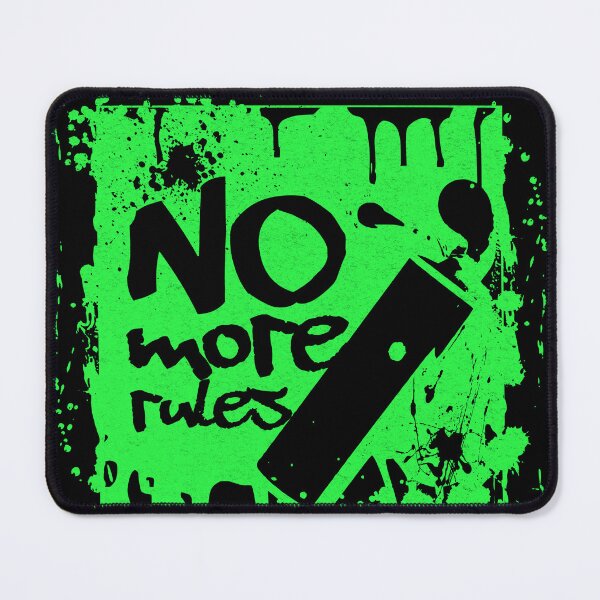Item preview, No More Rules T-Shirt, Bold Green Graffiti Graphic Tee, Rebellious Streetwear Shirt, Edgy Statement Gift designed and sold by baretyas.