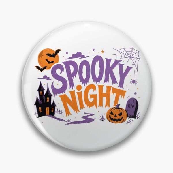 Item preview, Spooky Night Halloween | Cute Spooky Season Design For Halloween designed and sold by StyxIND.