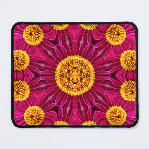Item preview, Magenta and Gold Floral Mandala designed and sold by SilentBloomLab.