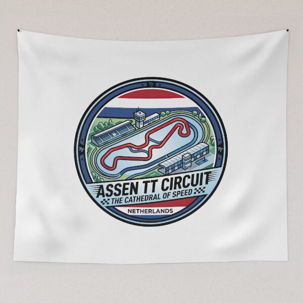 Item preview, Assen Grand Prix Race Track designed and sold by enzoade.