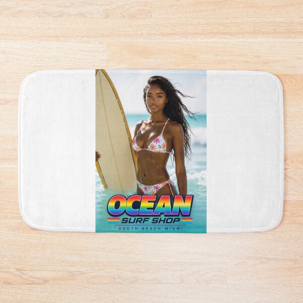 Item preview, Ocean Surf Shop - South Beach - Miami, Florida - Retro 80's Colors designed and sold by JBDesigns21.